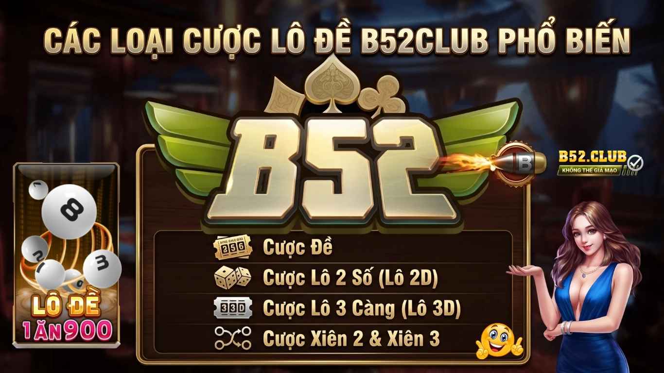 Các Loại Cược Lô Đề B52Club Phổ Biến