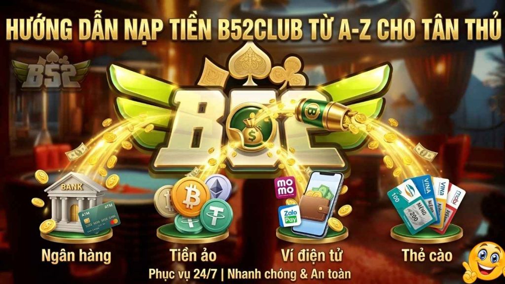 Hướng dẫn Nạp Tiền B52club từ A-Z cho tân thủ